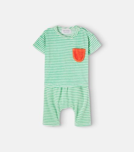 Bébé – Ensemble t-shirt et pantalon Green Stripes en coton mélangé - Bobo Choses - Modalova
