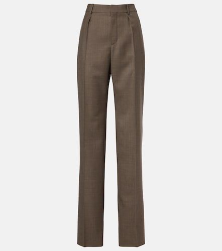Pantalon droit en laine - Saint Laurent - Modalova