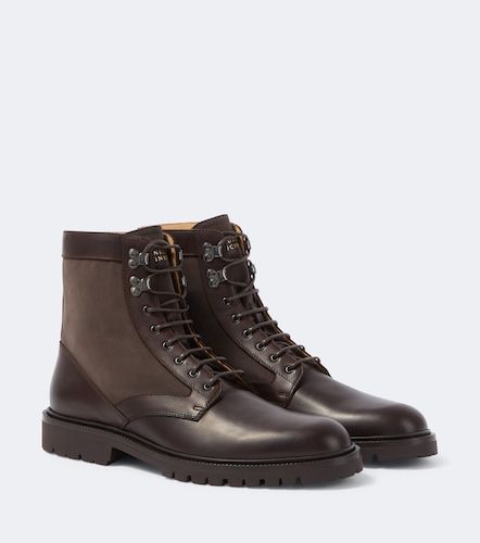 Bottines à lacets en cuir - Brunello Cucinelli - Modalova