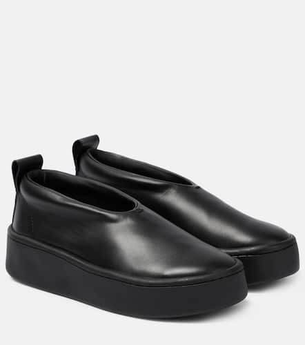 Jil Sander Baskets slip-on en cuir - Jil Sander - Modalova