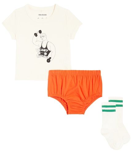 Bébé – Set top, pantalon et chaussettes Weight Lifting - Mini Rodini - Modalova