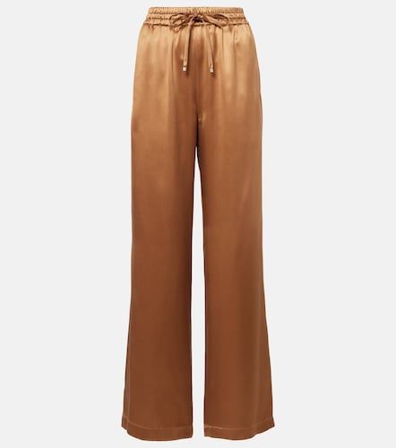 Pantalon ample en satin de soie - Dolce&Gabbana - Modalova