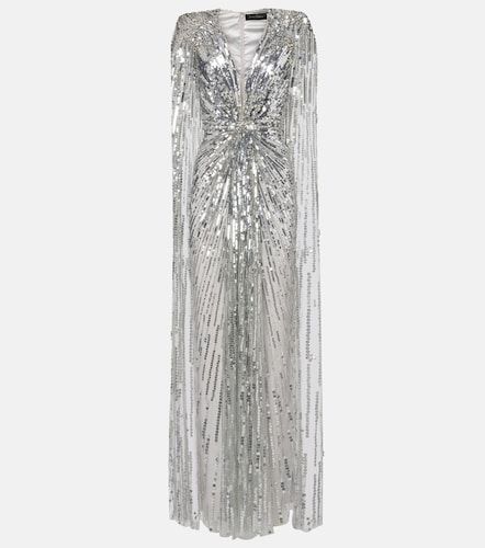 Robe de cocktail Gold Rush à sequins - Jenny Packham - Modalova