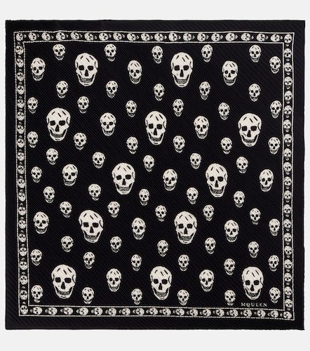 McQueen Foulard Skull en soie - McQueen - Modalova