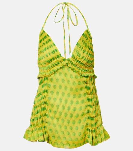 Dries Van Noten Top en soie à pois - Dries Van Noten - Modalova