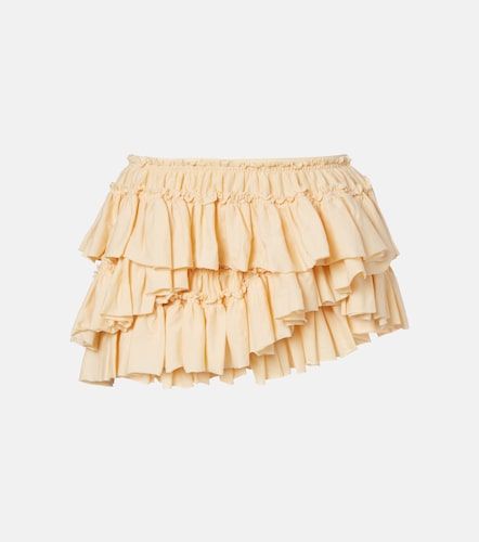 Mini-jupe asymétrique en coton - Dries Van Noten - Modalova