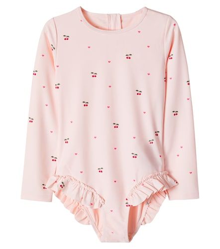 Konges Sløjd Maillot de bain rashguard Merle imprimé à volants - Konges Slojd - Modalova