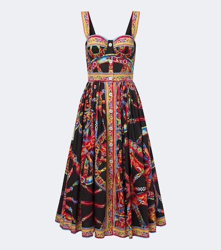 Robe midi Carretto en coton - Dolce&Gabbana - Modalova