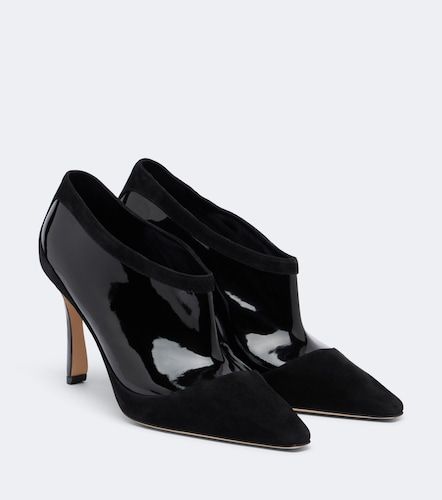 Escarpins Ters en daim et cuir verni - Manolo Blahnik - Modalova