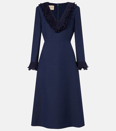 Robe midi en Crêpe Couture - Valentino - Modalova