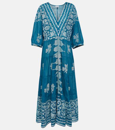 Robe longue Dhaka imprimée en coton - Juliet Dunn - Modalova