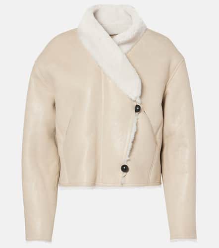 Veste Eriana en cuir et shearling - Isabel Marant - Modalova