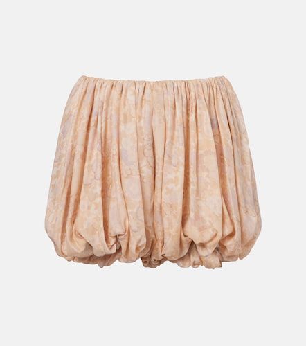 Chloé Short en soie à fleurs - Chloe - Modalova
