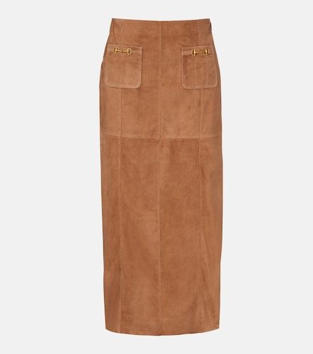 Rixo Jupe midi Edwina en daim - Rixo - Modalova