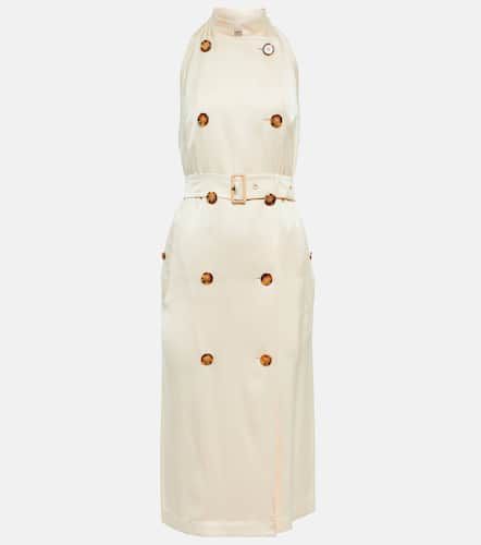 Burberry Robe midi en soie - Burberry - Modalova