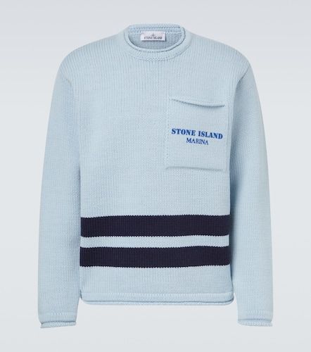 Pull Marina en jacquard de laine vierge - Stone Island - Modalova