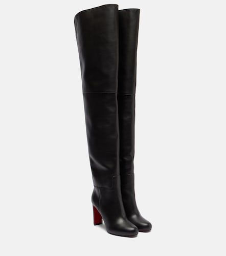 Cuissardes Loo 85 en cuir - Christian Louboutin - Modalova