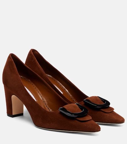 Escarpins Beti 70 en daim - Manolo Blahnik - Modalova