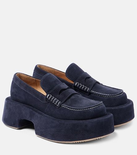 Mocassins à plateau en daim - JW Anderson - Modalova