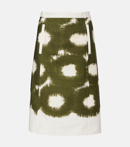 Prada Jupe midi tie-dye en coton - Prada - Modalova