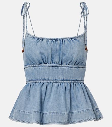 Zimmermann Top Wanderlust en jean - Zimmermann - Modalova