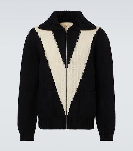 Pull intarsia en laine vierge - Valentino - Modalova