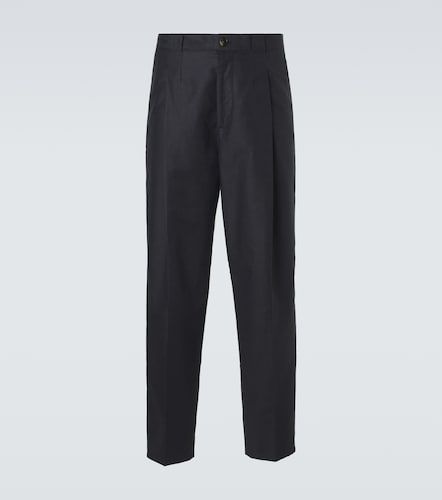 Pantalon Panama en coton et lin - Brunello Cucinelli - Modalova