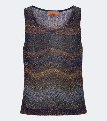 Missoni Top Wave en lamé - Missoni - Modalova