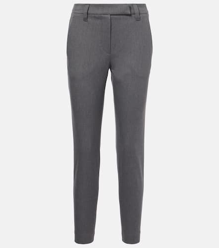 Pantalon slim en coton mélangé - Brunello Cucinelli - Modalova