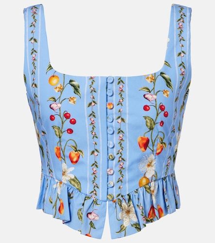 Bustier Eslabón en coton imprimé - Agua by Agua Bendita - Modalova
