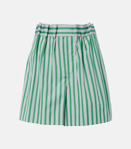 Short rayé en popeline de coton - Loewe - Modalova