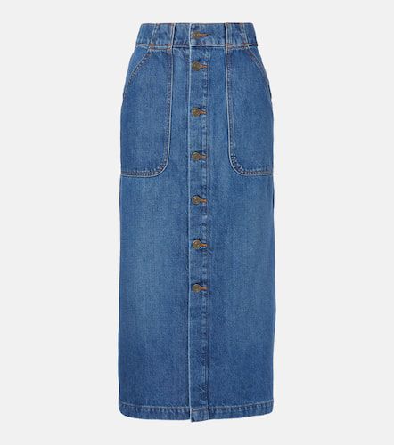 Jupe midi Modern Pocket en jean - Frame - Modalova