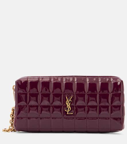 Pochette Cassandre matelassée en cuir synthétique - Saint Laurent - Modalova