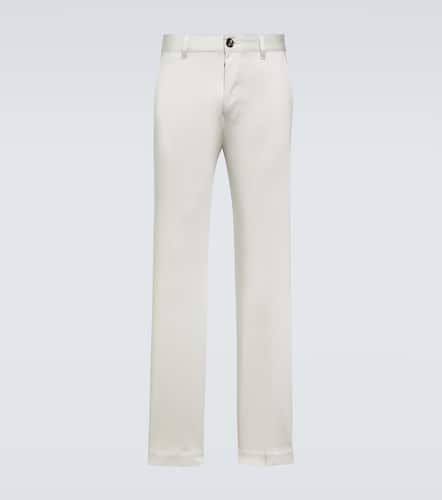 Chino droit en satin de coton - Ami Paris - Modalova