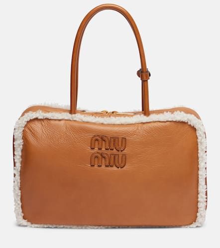 Miu Miu Sac Beau Large en cuir - Miu Miu - Modalova