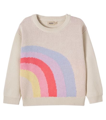 Pull Solveig en jacquard de coton - Wheat - Modalova