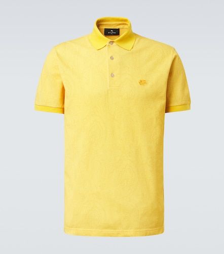 Polo en coton à motif cachemire - Etro - Modalova