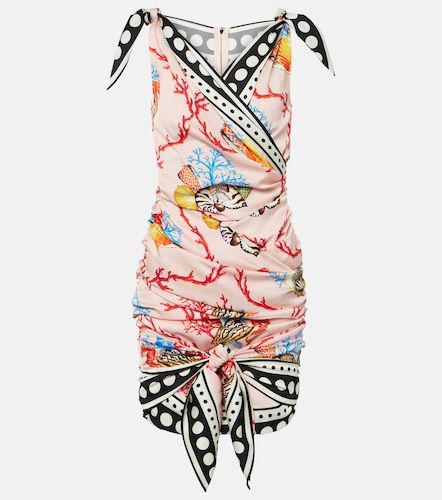 Robe Capri imprimée en soie mélangée - Dolce&Gabbana - Modalova