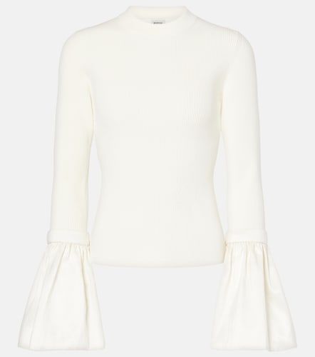 Top Agata en maille côtelée à finitions en taffetas - Simkhai - Modalova