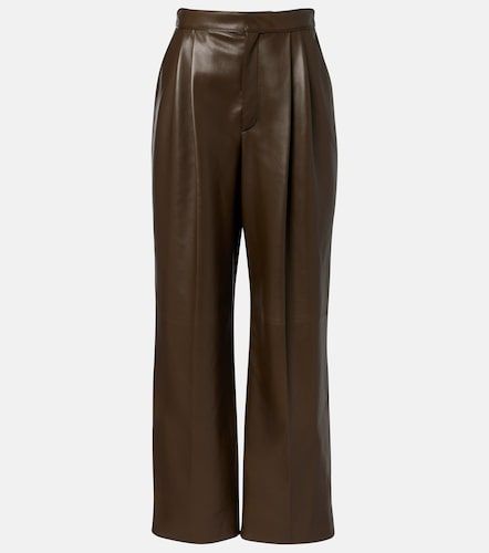 Pantalon droit en cuir - Bottega Veneta - Modalova