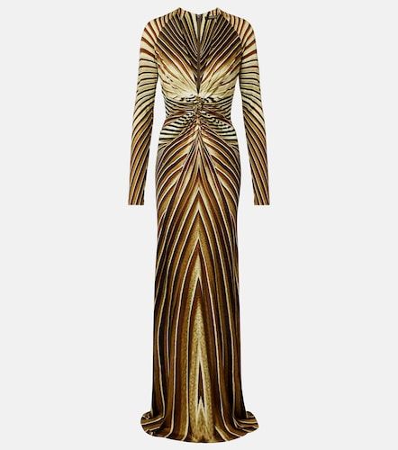 Robe longue imprimée - Roberto Cavalli - Modalova