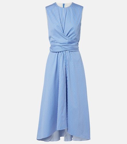 Robe midi drapée Penny en coton à rayures - Altuzarra - Modalova