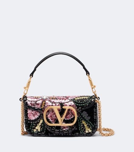 Sac Locò Small en satin à sequins - Valentino Garavani - Modalova
