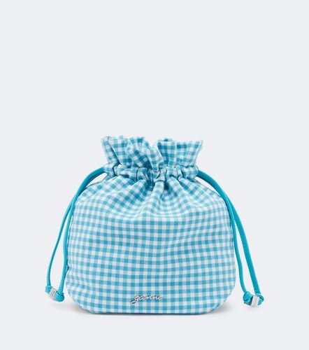 Pochette Bou à carreaux vichy - Ganni - Modalova