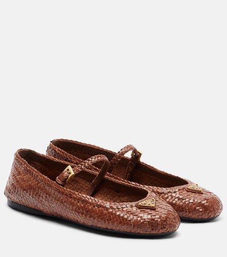 Prada Ballerines Mary Jane en cuir - Prada - Modalova