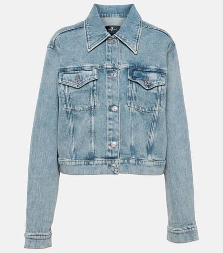 Veste raccourcie Nellie en jean - 7 For All Mankind - Modalova