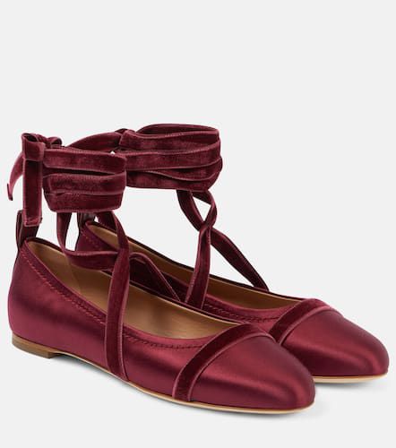 Ballerines Spencer en satin - Malone Souliers - Modalova