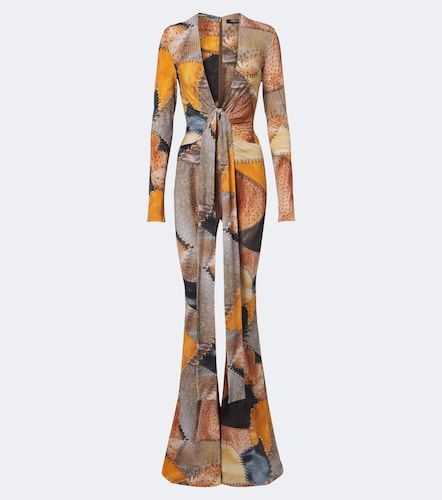 Combinaison évasée à trompe-l'œil - Roberto Cavalli - Modalova