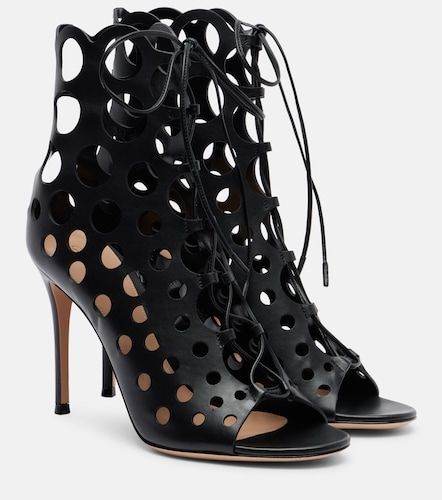 Escarpins 95 en cuir perforé - Gianvito Rossi - Modalova