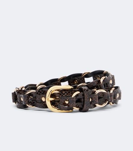 Ceinture Bali en cuir façon serpent - Isabel Marant - Modalova